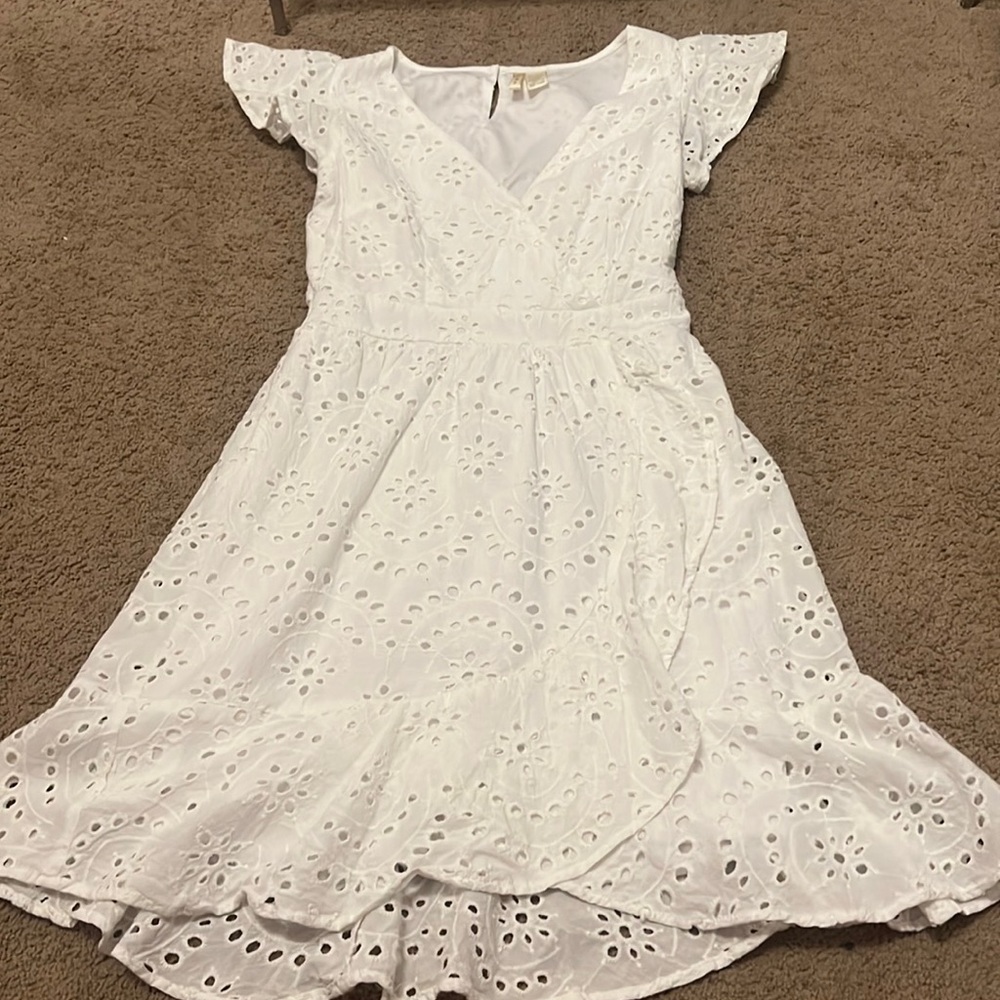 White summer dress